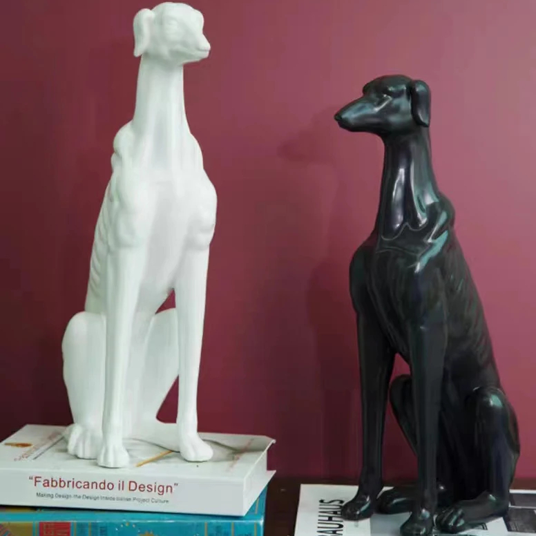 Statue de lévrier assis • Statue design