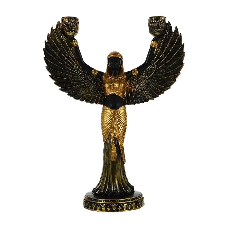 4082-7904lu.jpg Statue égyptienne de la déesse Isis sur socle