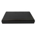 Socle marron rectangulaire pour statue