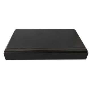 Socle marron rectangulaire pour statue